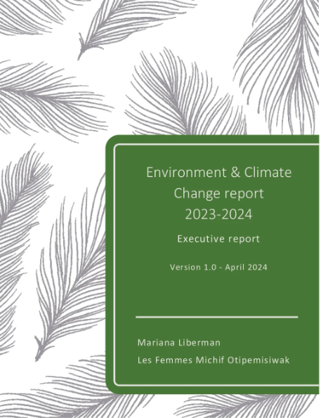 Title page of LFMO Climate Change report